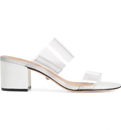 Shop Schutz Victorie Slide Sandal In Transparent/ White