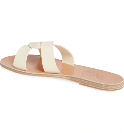 Shop Ancient Greek Sandals Desmos Slide Sandal In Off White