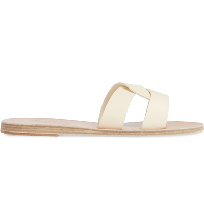 Shop Ancient Greek Sandals Desmos Slide Sandal In Off White