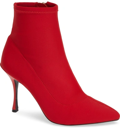 Shop Alice And Olivia Irin Bootie In Cherry