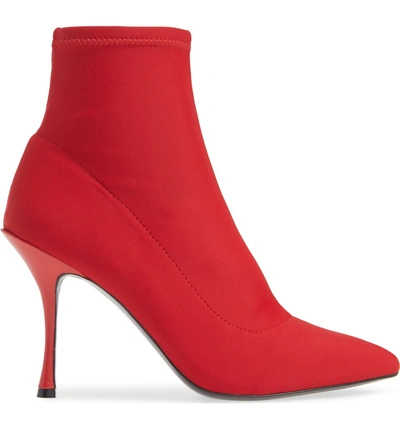 Shop Alice And Olivia Irin Bootie In Cherry