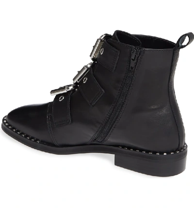 Shop Steve Madden Recharge Bootie In Black Leather