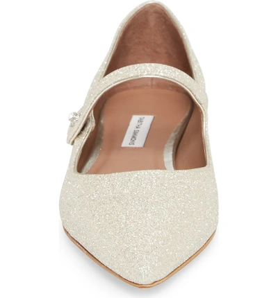 Shop Tabitha Simmons Hermione Mary Jane Flat In Champagne