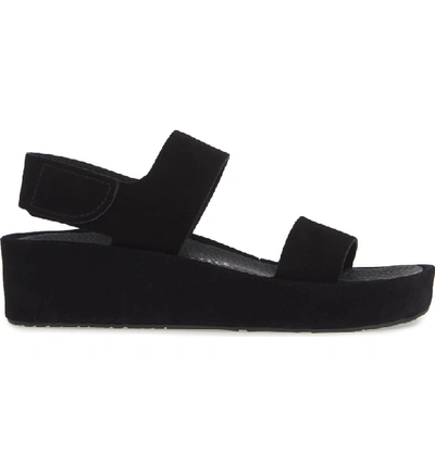 Shop Pedro Garcia Lacey Footbed Sandal In Black Castoro