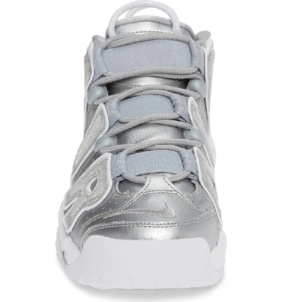 Shop Nike Air More Uptempo Sneaker In Metallic Silver