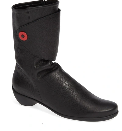 Shop Arche Tessmy Water Resistant Boot In Noir/ Rouge Leather