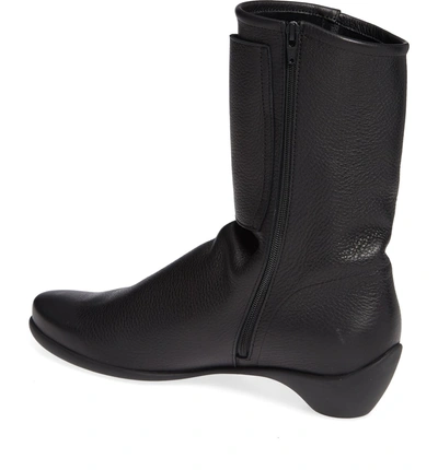 Shop Arche Tessmy Water Resistant Boot In Noir/ Rouge Leather