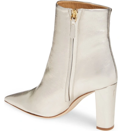 Shop Tory Burch Penelope Pointy Toe Bootie In Spark Gold