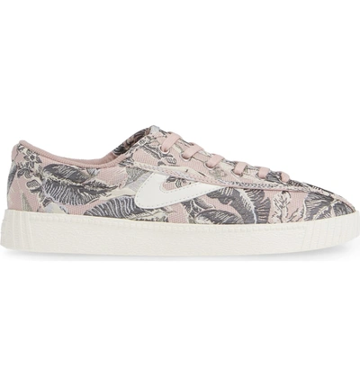 Shop Tretorn Nylite 19 Plus Sneaker In Pink/ Green/ White Fabric