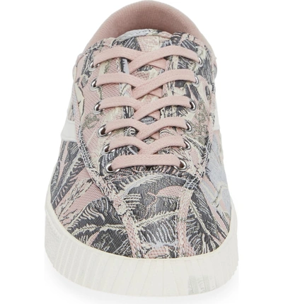 Shop Tretorn Nylite 19 Plus Sneaker In Pink/ Green/ White Fabric