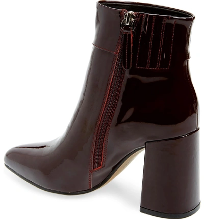 Shop Alias Mae Beth Bootie In Burgundy Patent Leather