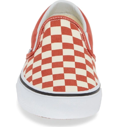 Shop Vans Classic Slip-on Sneaker In Hot Sauce/ True White