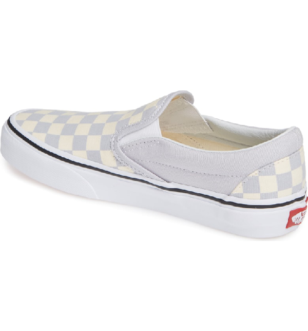gray dawn slip on vans