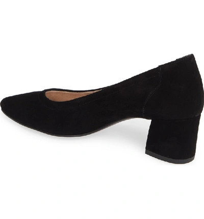 Shop Paul Green Tammy Pump In Black Suede