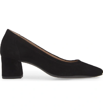 Shop Paul Green Tammy Pump In Black Suede