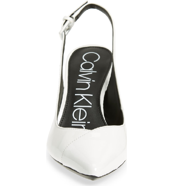 calvin klein gwenith slingback pump
