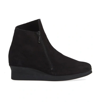 Shop Arche Abelem Water Resistant Bootie In Noir Nubuck