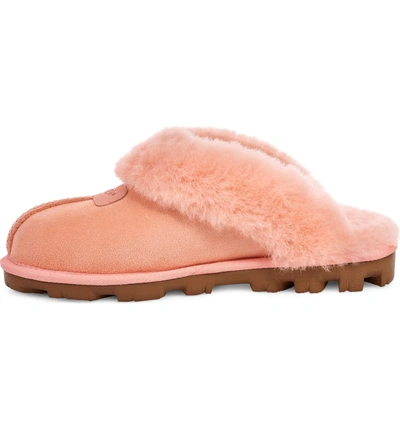 Shop Ugg Genuine Shearling Slipper In Sunset Suede