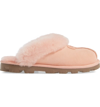 Shop Ugg Genuine Shearling Slipper In Sunset Suede