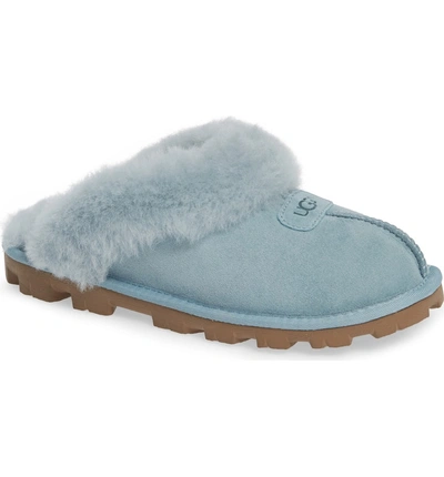 Shop Ugg Genuine Shearling Slipper In Succulent