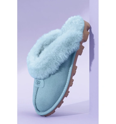 Shop Ugg Genuine Shearling Slipper In Succulent