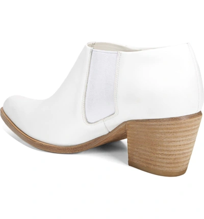 Shop Vince Hamilton Low Bootie In White Leather
