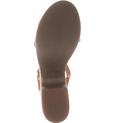 Shop Schutz Glorya Platform Sandal In Wood Nubuck Leather