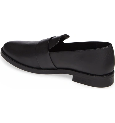 Shop Eileen Fisher Hayes Loafer In Black Leather