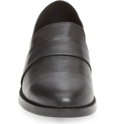 Shop Eileen Fisher Hayes Loafer In Black Leather