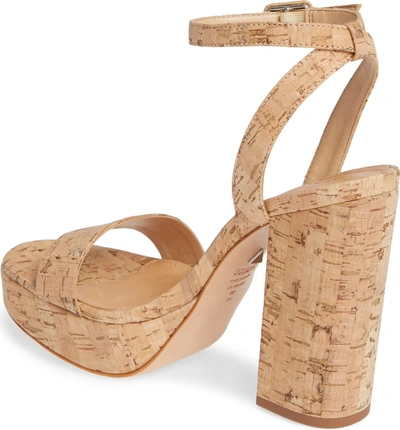 Shop Schutz Martine Platform Sandal In Natural