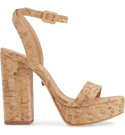 Shop Schutz Martine Platform Sandal In Natural