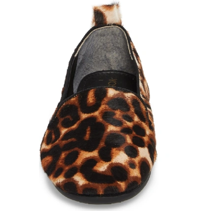 Shop Yosi Samra Silva Genuine Calf Hair Loafer In Natural Leopard Calf Hair