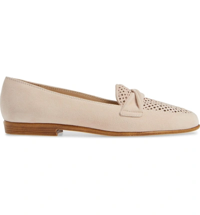 Shop Amalfi By Rangoni Osimo X Perforated Loafer In Rose Suede