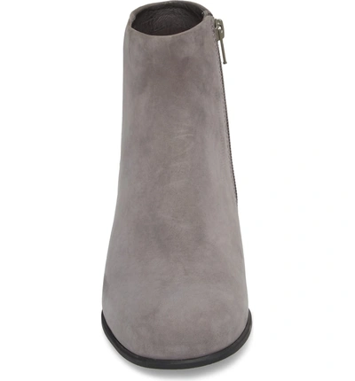 Shop Camper Katie Bootie In Medium Gray Leather
