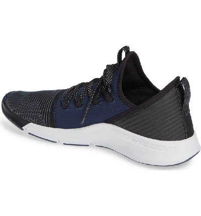 Nike Air Zoom Elevate Training Shoe In Black/ Metallic Navy- Navy | ModeSens