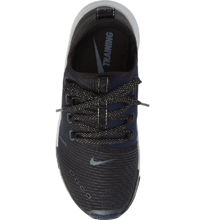 Nike Air Zoom Elevate Training Shoe In Black Metallic Navy Navy