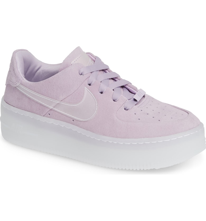 nike air force 1 sage low violet mist