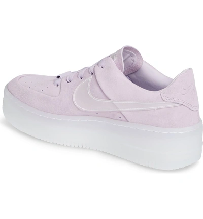 Shop Nike Air Force 1 Sage Low Platform Sneaker In Violet Mist/ Violet Mist