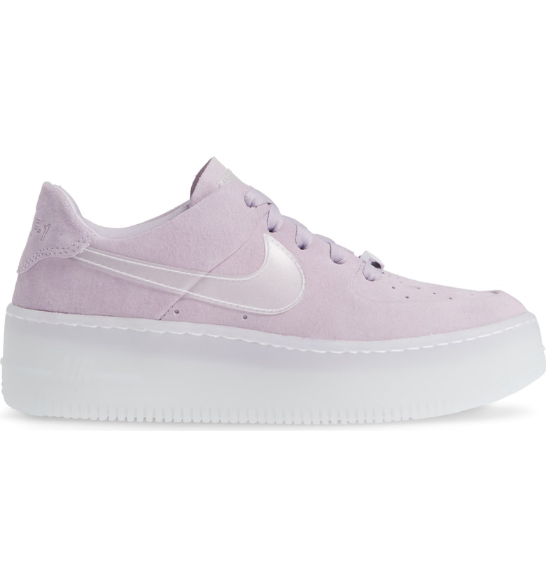 nike air force 1 sage low violet