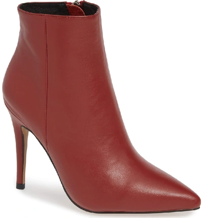 Shop Alias Mae Tally Pointy Toe Bootie In Red Leather