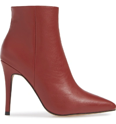 Shop Alias Mae Tally Pointy Toe Bootie In Red Leather
