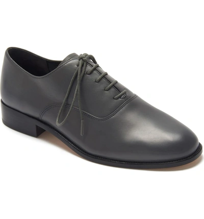 Etienne Aigner Emery Lace-up Oxford In Granite Leather | ModeSens