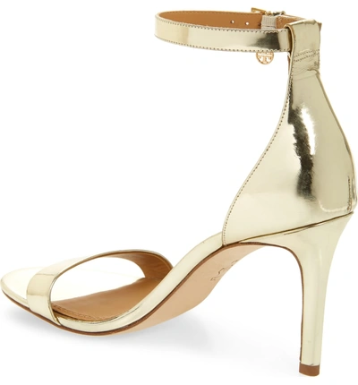 Shop Tory Burch Ellie Ankle Strap Sandal In Spark Gold