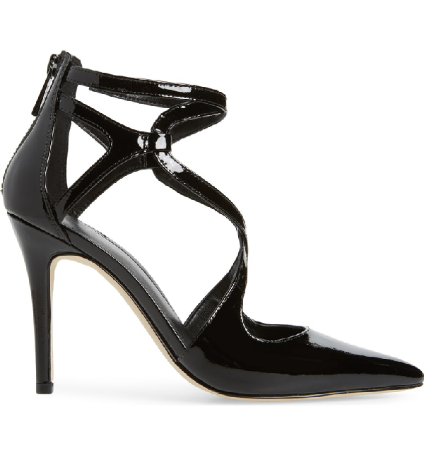 michael kors catia cross strap pump