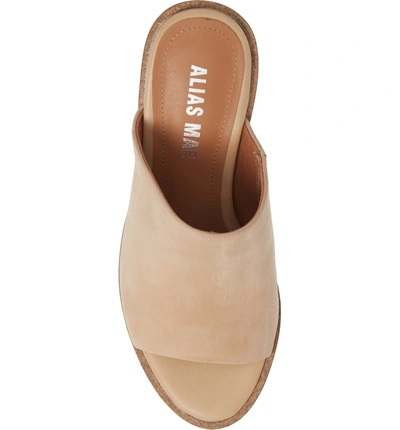 Shop Alias Mae Gibson Mule In Natural Leather