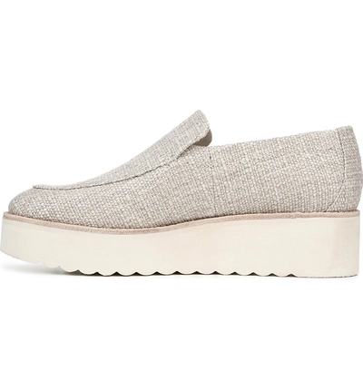 Shop Vince Zeta Platform Loafer In Ecru