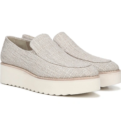 Shop Vince Zeta Platform Loafer In Ecru