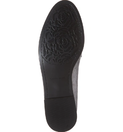 Shop Taryn Rose Blossom Loafer In Gunmetal Leather