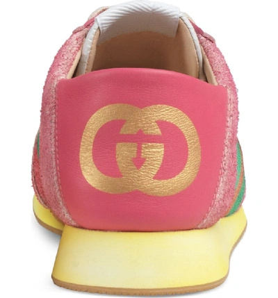 Shop Gucci Rocket Convertible Sneaker In Pink