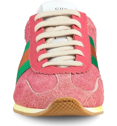 Shop Gucci Rocket Convertible Sneaker In Pink